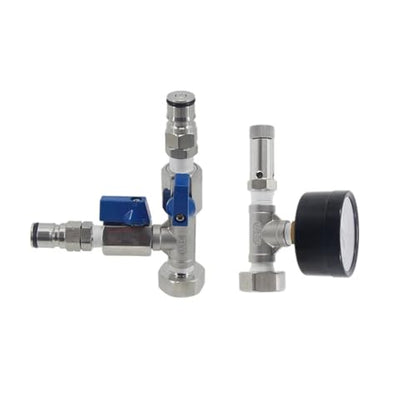 Brewing Equipment Ball Lock Conical to Commercial Keg Pressure Transfer Kit Oxygen Free Closed Pressure Transferring Beer from Fermenter to a Keg Brewing Equipment(NO Coupler) - color: No Coupler