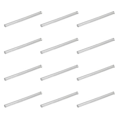 uxcell 50Pcs 304 Stainless Steel Compression Springs, 0.5mm x 3mm x 40mm Small & Tiny Pen Spring for Home Repair & DIY, Workshop & Industrial Use, (Silver Tone) - size: 3mmx40mm