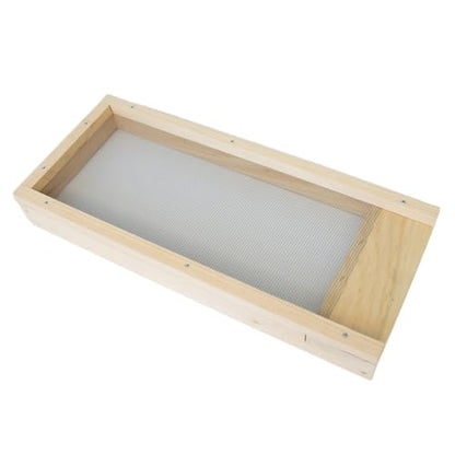 Lehman's Stoney Acres Screened Bottom Board for 5-Frame Nuc and Langstroth Hive, Durable, Stable Foundation Beehive Base, Essential Hive Management Tool