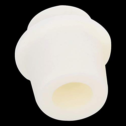 Othmro 1Pcs Drilled Rubber Stopper with Airlock, White Drilled Bungs Stopper with 1.18"-1.34" Hole for Fermentation Use, Homebrewing Beer Kombucha Airlock Stopper