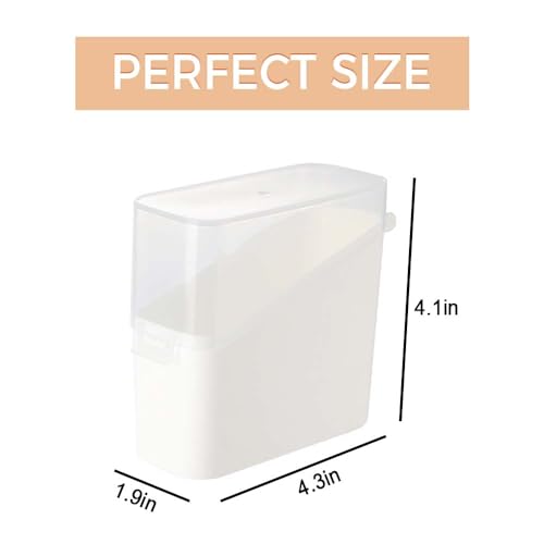 Sliced Cheese Container for Fridge, 2/4 PCS Cheese Storage Box with Flip Lid Plastic Cheese Keeper Cheese Saver Holder (4pcs) - size: 4pcs