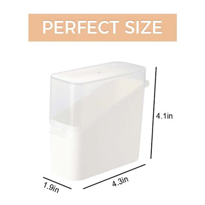 Sliced Cheese Container for Fridge, 2/4 PCS Cheese Storage Box with Flip Lid Plastic Cheese Keeper Cheese Saver Holder (4pcs) - size: 4pcs
