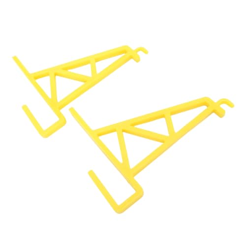 ANGGREK Beehive Frame Holder Grip, Beehive Inspection Bracket Lightweight Sturdy 10pcs for Honey Harvesting (Yellow) - color: Yellow