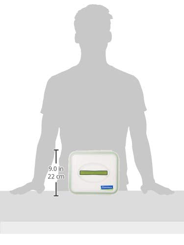 Glasslock 11.4-Cup Rectangle Handy Container,White - size: 11.4-Cup