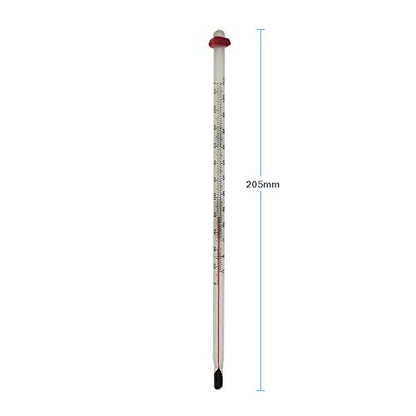 Home Brewing Thermometer for Brewing Wine and Beer - Glass Thermometer for Homebrew - Wine and Beer Making Equipment