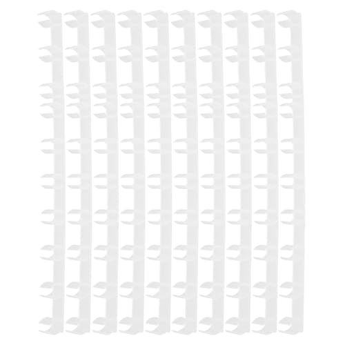GALPADA 10pcs Plastic Hive Gap Strips Beehive Frame Spacers for Beekeeping Equipment Honeycomb Frame Divider Tool for Apiary Management