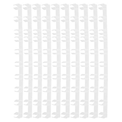 GALPADA 10pcs Plastic Hive Gap Strips Beehive Frame Spacers for Beekeeping Equipment Honeycomb Frame Divider Tool for Apiary Management