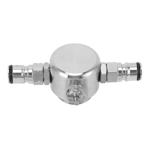 AMONIDA 304 Stainless Steel Beer Keg Spear for Home Brewing Enthusiasts,45psi Security Valve for Safe Dispensing,Double Ball Lock Design,Erosion Proof Construction Small Kegs