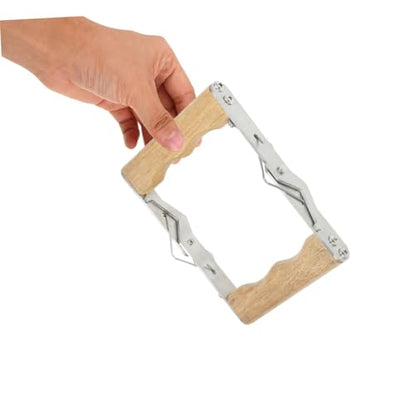 DOITOOL 3pcs Beekeeping Frame Grip Set with Stainless Steel and Wood Construction, Sturdy Hive Frame Holder for Honey Harvesting and Beekeeping, Minimizes Disturbance and Ensures Longterm