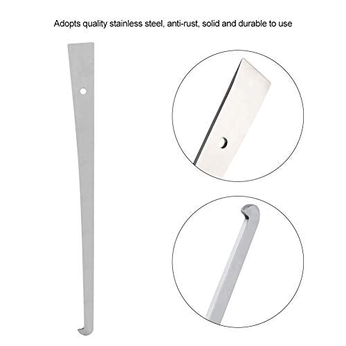 Professional Beekeeping Lever J Hook Multi-Function Beehive Scraper Stainless Steel Tool for Hive Lifting and Frame Scraper Equipment Beekeepers Use