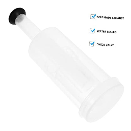 3-Piece One-Way Silicone Fermentation Stopper Set Air Locks for Home Brewing Compatible Wine Making Easy to Use Sturdy and Reliable