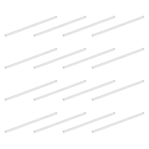 uxcell 50Pcs 304 Stainless Steel Compression Springs, 0.3mm x 2mm x 45mm Small & Tiny Pen Spring for Home Repair & DIY, Workshop & Industrial Use, (Silver Tone) - size: 2mmx45mm