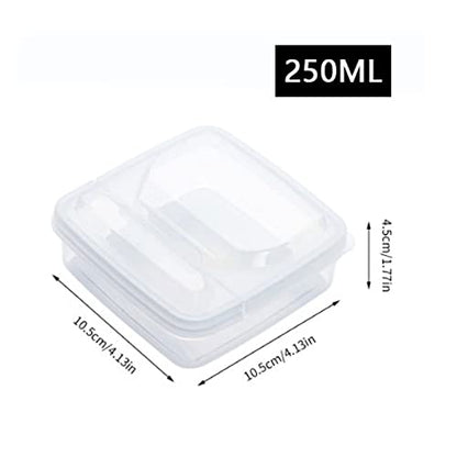 2 Pack Sliced Cheese Container for Fridge, Clear Plastic Butter Block Cheese Slice Storage Box with Flip Lid for Refrigerator Food Vegetable