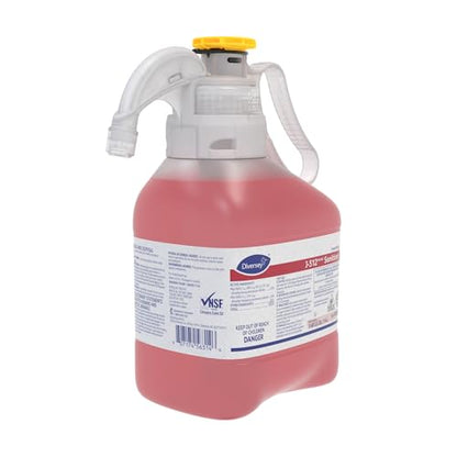 Diversey 9294548 Final Step J-512 Sanitizer, No Rinse Food Contact Kitchen Sanitizer, SmartDose Concentrate, 1.4-Liter