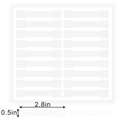 Transparent Blank Tamper Evident Labels Crystal Clear Sealing Package Seal Self Adhesive Security Warranty Void Tamper Proof Stickers (500pcs Bone) - style: 500pcs Bone