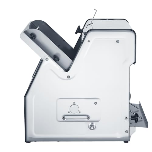 VEVOR Electric Bread Slicer, 370W 1680RPM Bread Slicing C, Stainless Steel Countertop Bread Cutter Machine for 12mm Slice Thickness, Commercial & Home Use for Bakeries Restaurants, 120V - size: Electric