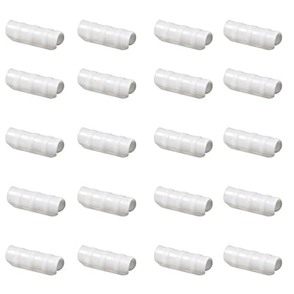 Farm Plastic Supply - Greenhouse Clamp 40 Pack - (3" Long x 3/4" Wide) - White ABS Clamps for Greenhouse, ABS Clips, Greenhouse Clamps for Farming, Gardening, Agriculture - size: 3/4" (Pack of 2)