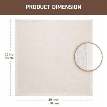 Cheesecloth, 6 Pack Reusable Unbleached Cotton, 20x20 Inch, Fine Mesh for Straining, Cheese and Paneer Making