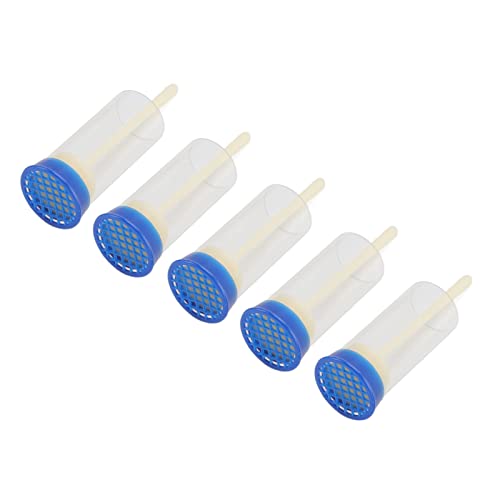 5Pcs Queen Marking Cage, Lightweight Bees Queen Bottle Marker, Queen Plunger Beekeeper Tools for Beekeepers, Gardening, Potted Plant