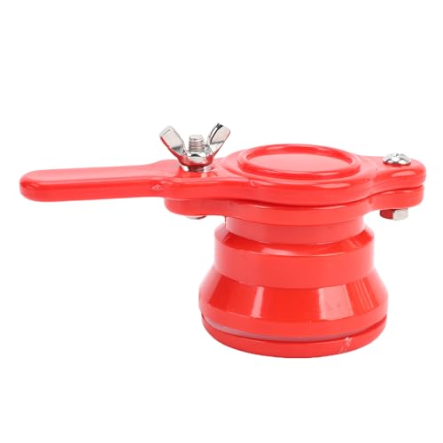 2Pcs Honey Gate Valve, Leak Proof Plastic Honey Extractor Tap, Beekeeping Supplies & Honey Harvesting Equipment (Red) - color: Red