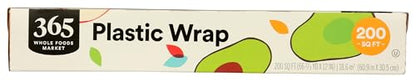 365 by Whole Foods Market, Plastic Wrap, 200 Sq Ft - size: 200 square feet (Pack of 1)