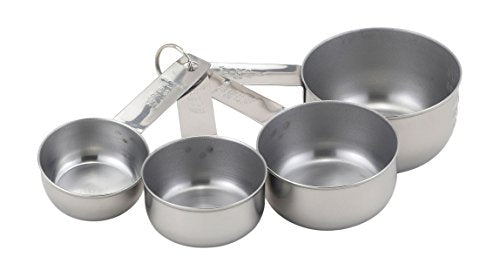 Mrs. Anderson’s Baking Measuring Cups, Engraved Measurements for Liquid or Dry Ingredients, Stainless Steel, 4-Piece Set - size: 4-Piece Set, Standard