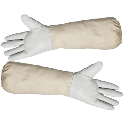 Goatskin Gloves with Extended Sleeves Beekeeping Suit Beekeeper