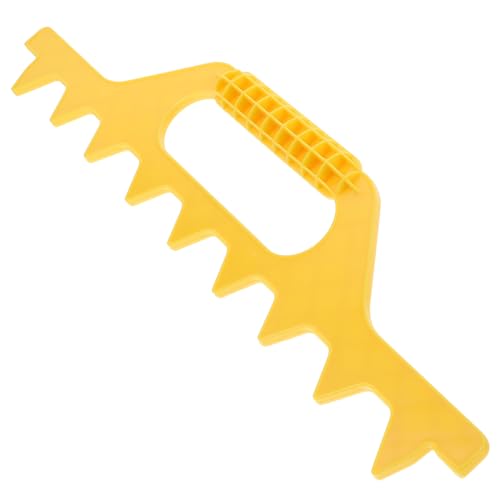 IMIKEYA Plastic Hive Frame Spacer Tool for Beekeeping, Lightweight Bee Supplies for Beehive Frame Spacing, Yellow 8-Frame Set for Apiary Management