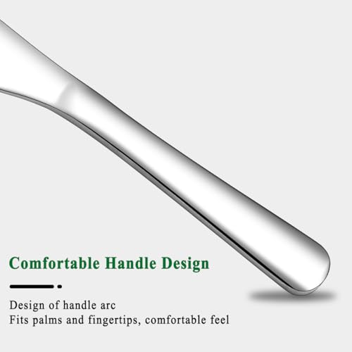 HOMQUEN Stainless Steel Butter Knife, Butter Spreader, Butter Knives, Butter Spreader Knife for Kitchen Restaurant Party, Kitchen Gadgets, Set of 6