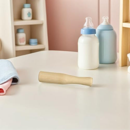 Cabilock Solid Wood Muddler 5.51 Inch Natural Wooden Pestle Grinding Rod Ergonomic Handle for Cocktails Sauces Purees and Baby Food Preparation