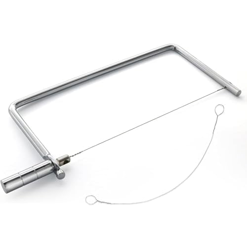 Cheese Slicer Stainless Steel butter slicer Portable Butter Slice Cutter Cheese for Kitchen With 1 Extra Wire (3,6 Inch) - size: 6 Inch