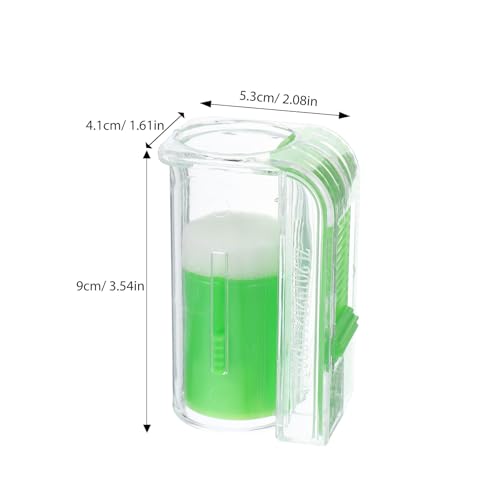 IMIKEYA 2pcs Bee Queen Marker Bottles with Plastic Cage for Safe Catching and Marking, Lightweight Beekeeping Tools for Hive Management and Apiary Use