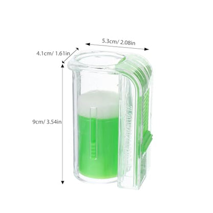 IMIKEYA 2pcs Bee Queen Marker Bottles with Plastic Cage for Safe Catching and Marking, Lightweight Beekeeping Tools for Hive Management and Apiary Use