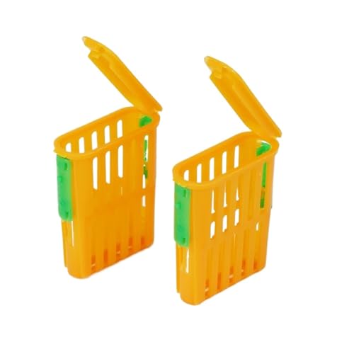 Queen Bee Cage 80Pcs Queen Bee Cage Rearing Tools Beekeeping Equipment Breeding Beekeeper Supplies Transport Plastic Cup for Beekeeping Supplies