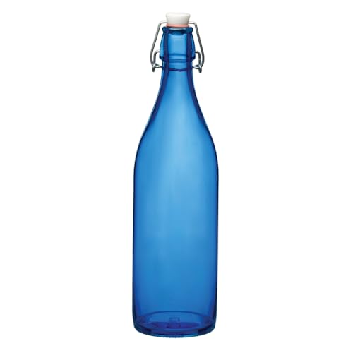 Bormioli Rocco Giara Bottle 33.75 Oz - Blue - color: Blue, size: 33.8 Ounces