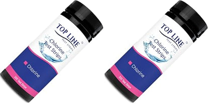 200 Chlorine Test Strips for Food Service 0-500 ppm (Value Pack) - Bleach Sanitizer Test Strips Food Service - Sanitizer Testing Strip - Chlorine Tester - Restaurant Supplies (Pack of 2) - size: 200 Strips (Pack of 2)