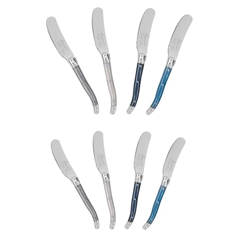 French Home 8-Piece Laguiole Spreader Set - Coastal Frost - style: Coastal Frost