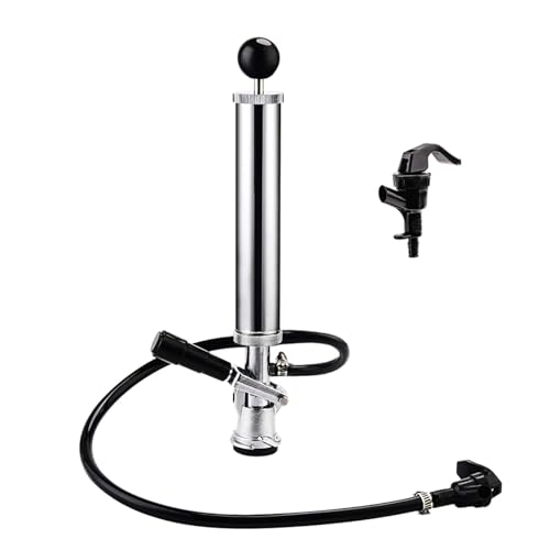 FERRODAY Keg Taps - D-System Beer Tapping Kit - Hand Pump for Kegs