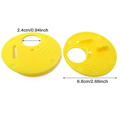 Honbay 12PCS Plastic Bee Nest Door Entrance Disc Round Beehives Vent Bee Hive Nuc Box Entrance Gate Bee Nest Door Beekeeping Tools