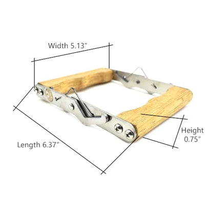 GLFGRIP Beekeeping Beehive Frame Holder/Remover/Lifter Grip Tool - Wooden Handle