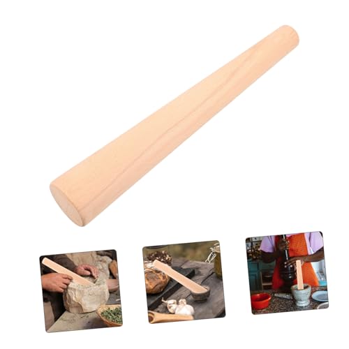 Wooden Potato Masher Sauerkraut Grinding Rod Food Masher Manual Grinding Rod Kitchen Utensil