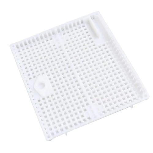 Queen Bee Cage 10Pcs Reusable Queen Bee Isolator Introduction Cage Portable Plastic Isolation and Introducing Beekeeping Tools for Beekeeping Supplies(White) - color: WHITE