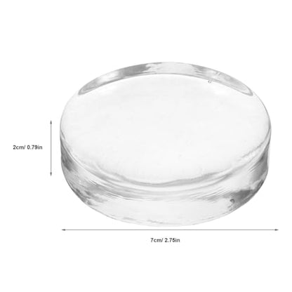 ABOOFAN Glass Fermentation Weight for Mason Jars 2.75 in Round Pickling Stone for Wide Mouth Mason Glass Jars Keeps Vegetables Submerged for Sauerkraut Kimchi Pickles 1 Pack