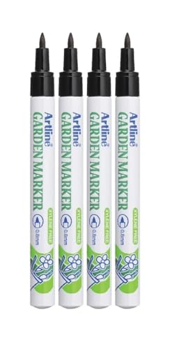 Artline Garden Marker | Water Resistant | Quick Dry Ink Great For Outside Use (4 Markers)