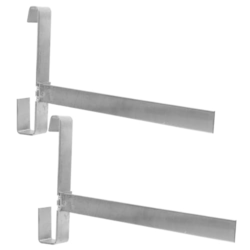SHINEOFI 2pcs Stainless Metal Apiary Frame Holder Stand for Beehive Beekeeping Tools Rack Support Beekeeper Supplies Hive Frame Perch for Farming