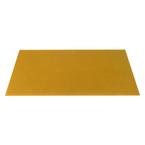 Beehive Waxed Coated Foundation Sheet 20pcs Deep Foundation 8-1/2-Inch Bee Waxed Foundation Sheets for Bee Frame for Beekeeping Supply (8-1/2-Inch) - size: 8-1/2-Inch