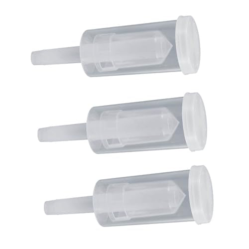 Luxshiny 3-Piece Fermentation Valve Set for Homebrew Food-Grade Plastic Water-Sealed Easy to Use for Wine Making and Brewing Supplies - size: 12.00X3.80X3.80CM