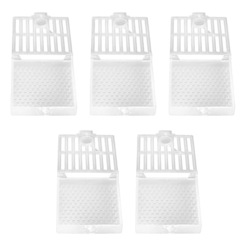 Queen Bee Cage 10Pcs Queen Bee Catcher Cage Plastic Rearing Transport Tool Beekeeping Accessory for Beekeeping Supplies