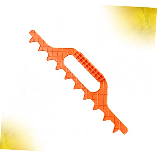 Kisangel Beekeeping Distance Measurement Rake Frame Spacer Tool for Beehive Management Essential for Accurate Hive Setup and Maintenance Yellow Plastic Design