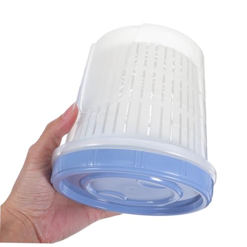 SOLUSTRE Pickle Container Strainer Juice Separator Jar Airtight Pickle Storage Jar for Family